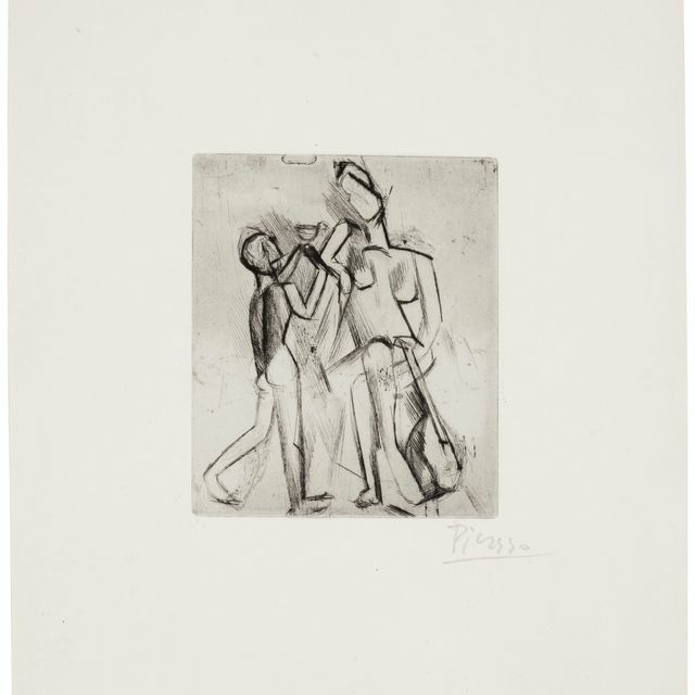 Pablo Picasso — Двойка фигур новая