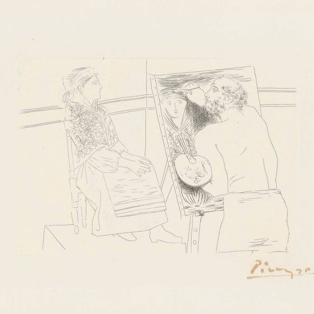 Pablo Picasso — Авторский шов, сын шевале, от шеф-повара ресторана inconnu