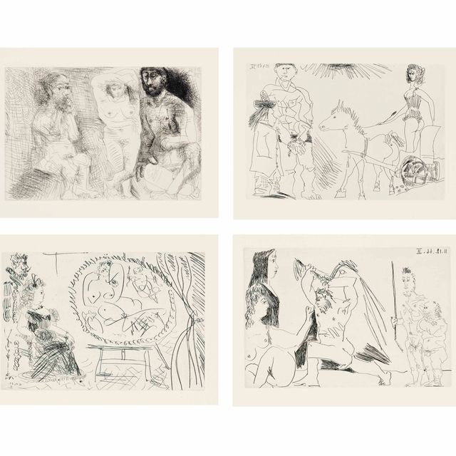 Pablo Picasso — Рафаэль Альберти, "Эль Энтьерро дель Конде де Оргаз", Густаво Гили, "Эдисионес де ла Комета", Барселона, 1969