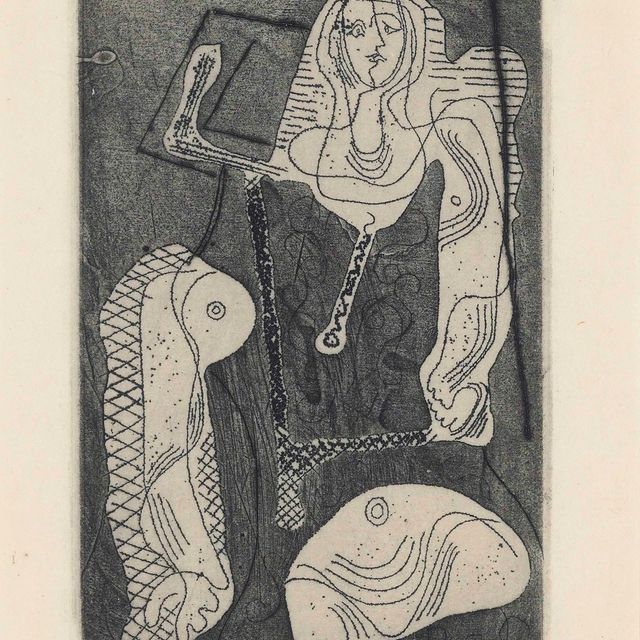 Pablo Picasso — Женщина, фронтиспис к фильму "Произведения Пикассо, 1920-1926"