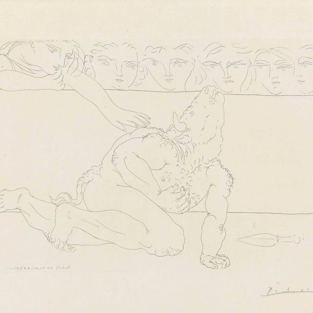 Pablo Picasso — Минотавр Моуран, автор: Ла Сюит Воллар (B. 198; Ba. 366)
