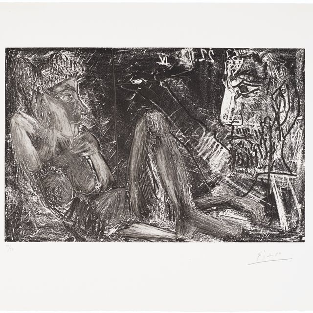 Pablo Picasso — Мужчина и женщина