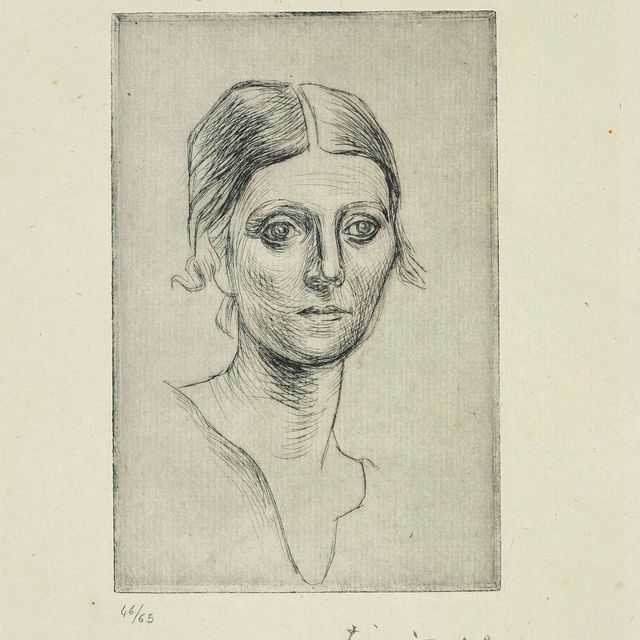 Pablo Picasso — Портрет Ольги Пикассо (Блох, 37; Бэр, 57)