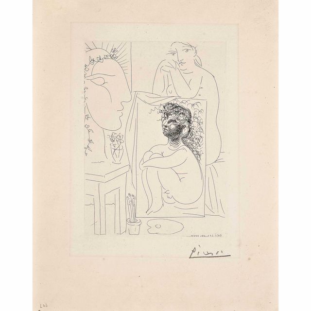 Pablo Picasso — Модель декораций к картине, фото 43, из коллекции La Suite Vollard (Bloch 151; Baer 303)