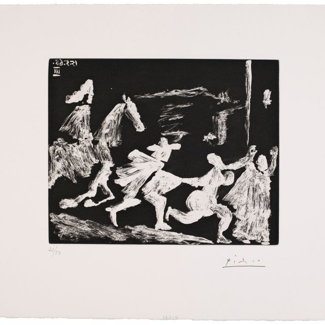 Pablo Picasso — Мыс и шпиля: Предложение I, из "Ла Сери 347"