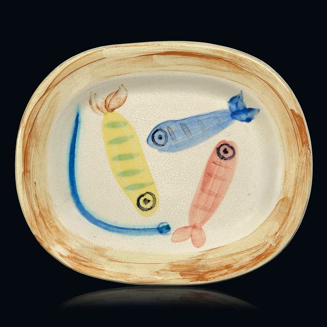 Pablo Picasso — Многоцветные кристаллы Quatre poissons (A.R. 31)