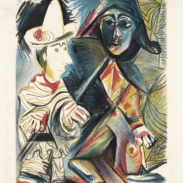 Pablo Picasso — Пьеро и Арлекин