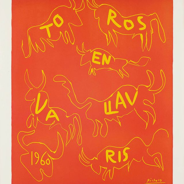 Pablo Picasso — Торос в Валлорисе 1960 (Р. 1291)