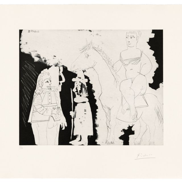 Pablo Picasso — Экюер, друг и мушкетер, от: Séries 347