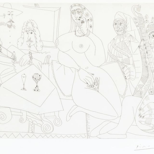 Pablo Picasso — Сборник "Музыка для Селестины" из "Сери 347" (Р. 1549; В. 1565)