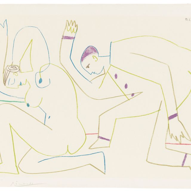 Pablo Picasso — Одна тарелка от: Verve № 29-30