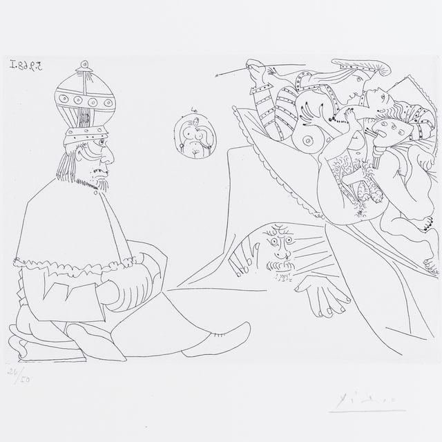 Pablo Picasso — Рафаэль и Форнарина. XIX: Папье-маше, за Тиару и маншона; Мишель-Анж - это тайна за семью печатями.