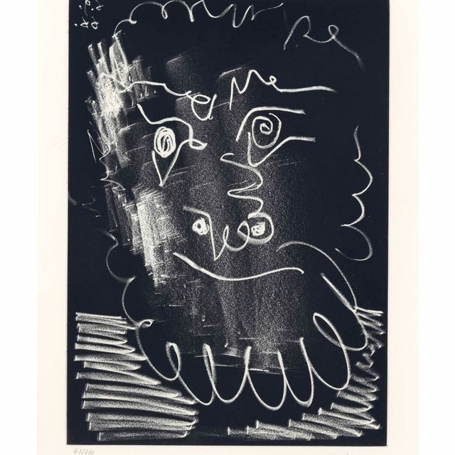 Pablo Picasso — "Тет-а-тет с человеком Барбу" от "Сейбл Муван"