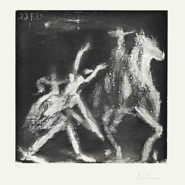 Pablo Picasso — "Просвещение III", серия 347:341 (Блох, 1703; Бэр, 1719)