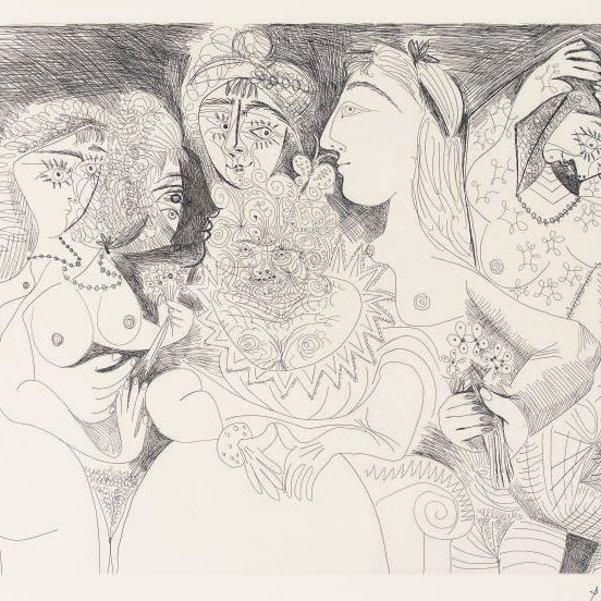 Pablo Picasso — "Праздник покровительницы" из "Ла Сери 156" (выпуск 1986; бакалавр 1996)