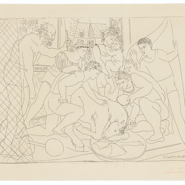 Pablo Picasso — Шевалье скорбящий