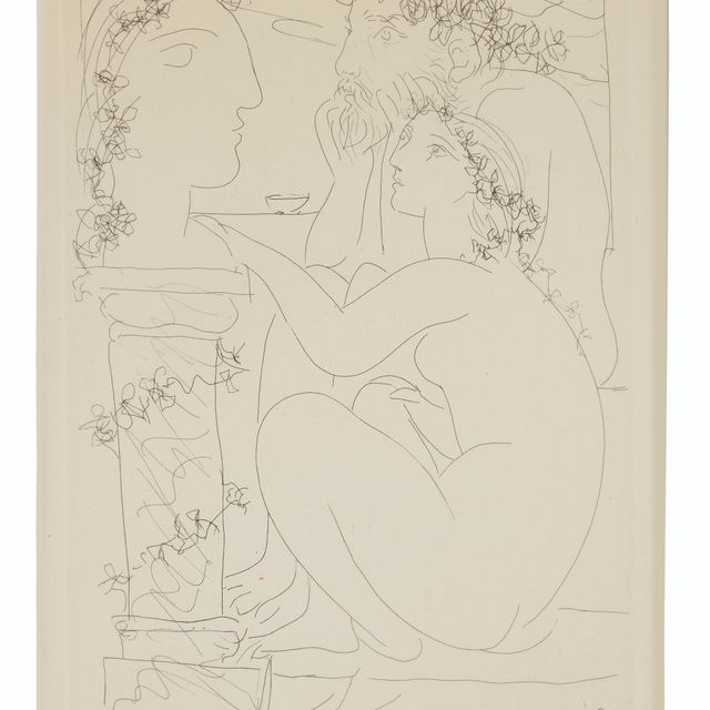 Pablo Picasso — Скульптор, создавший купе и модель accroupi, из коллекции La Suite Vollard