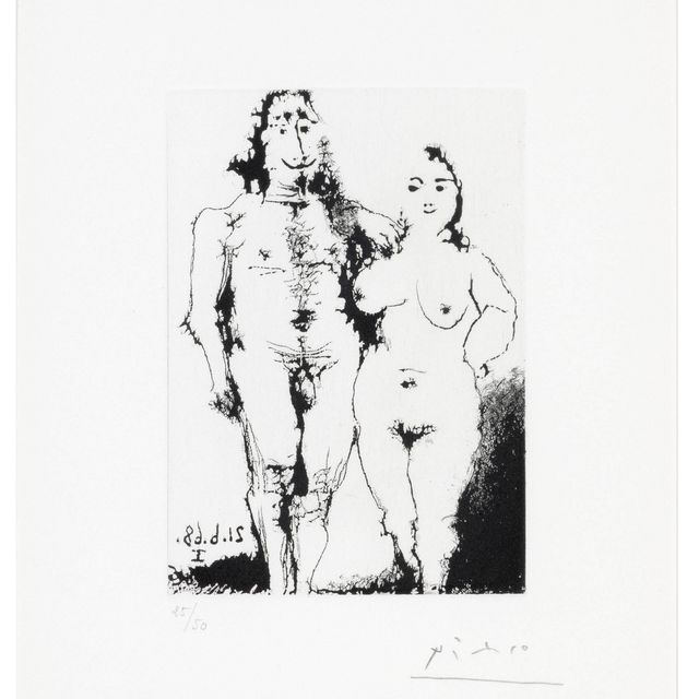 Pablo Picasso — Пара в напряженном положении