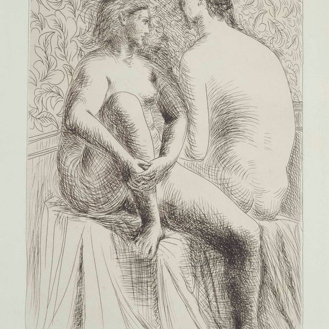 Pablo Picasso — Две новые женщины, из фильма "Метаморфозы неба" (Блох, 132; Бэр, 199)