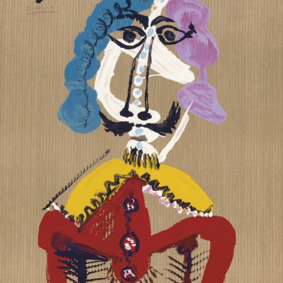 Pablo Picasso — Воображаемые портреты : одна тарелка