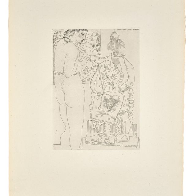 Pablo Picasso — Сюрреалистическая модель и скульптура из сюиты Воллар