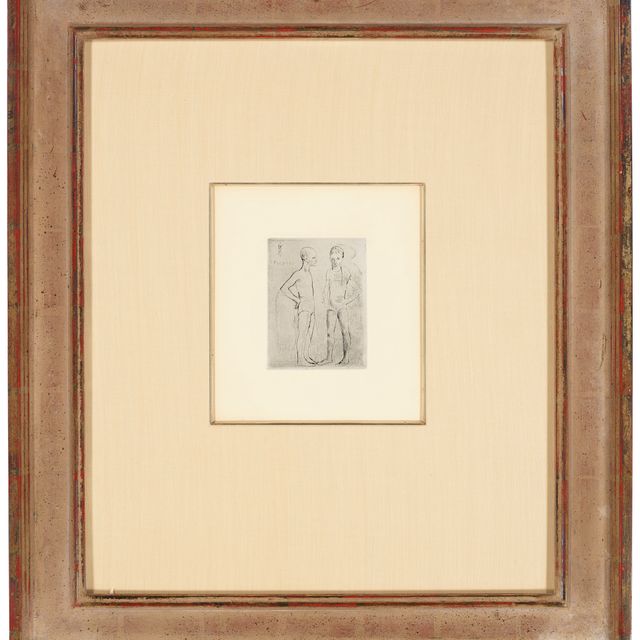 Pablo Picasso — "Двое сальтимбанков" из "Свиты Сальтимбанков"
