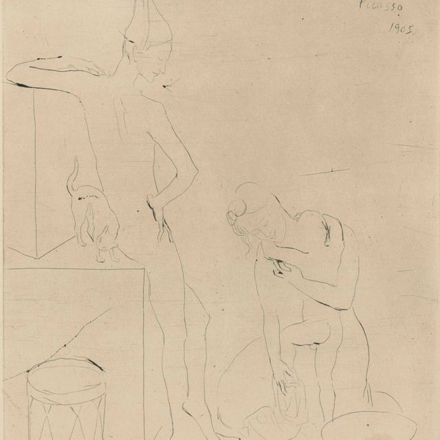 Pablo Picasso — Ле Бэн из "Свиты Сальтимбанков" (Блох, 12; Бэр, 14)