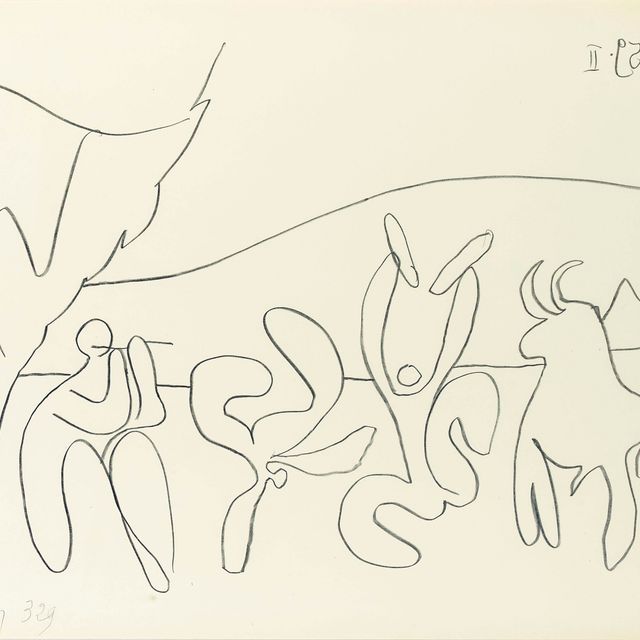 Pablo Picasso — Вакханалия I и II (Мурло 328-9; Блох 901-2)