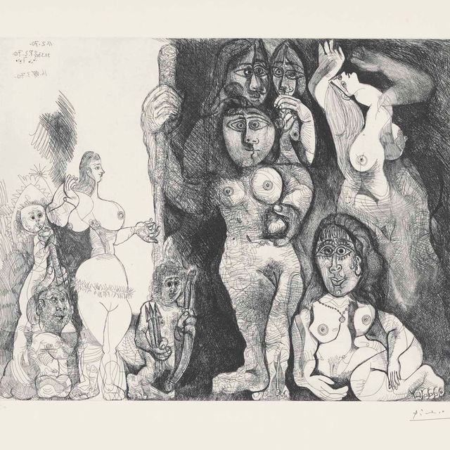 Pablo Picasso — Спектакль "Любовь-авантюристка среди женщин", из серии 156
