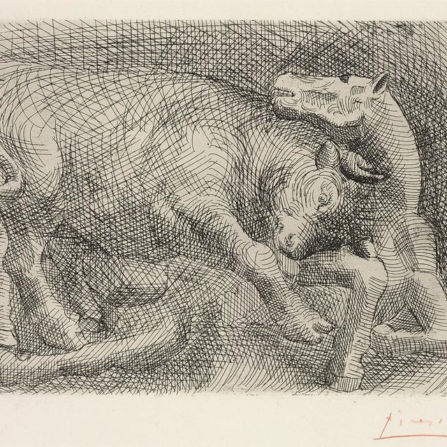 Pablo Picasso — Торо атакует соперника (В. 44; Б. 60)
