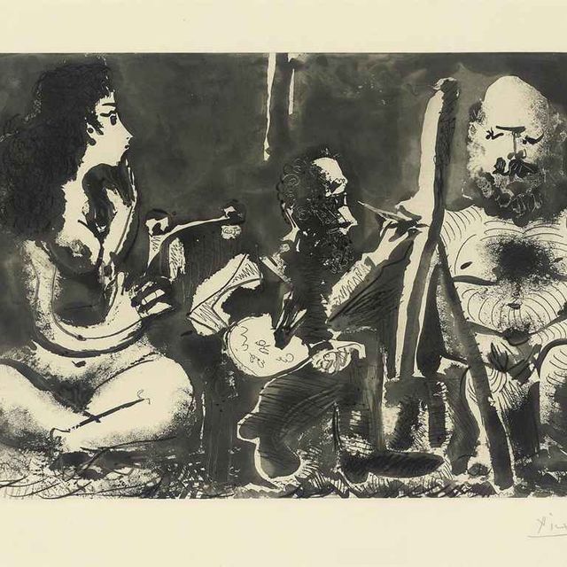 Pablo Picasso — "Голубые глаза Барселоны" (Блох, 1130; Крамер, 122)