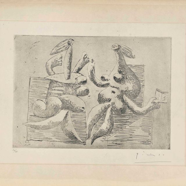 Pablo Picasso — Две женщины (Блох 251)