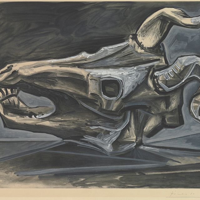 Pablo Picasso — Кран в замке над столом