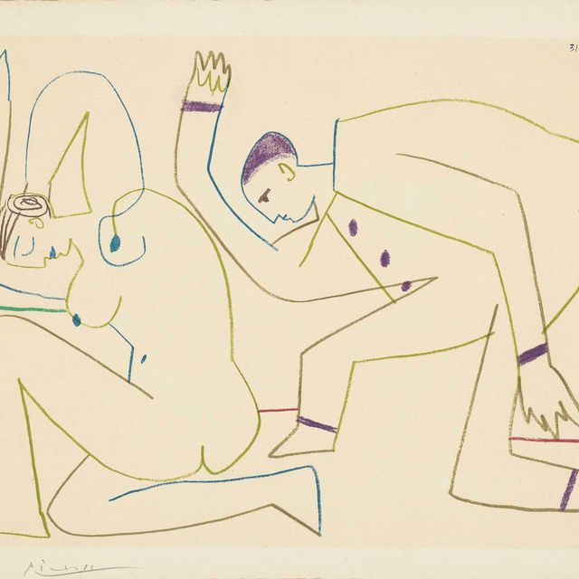 Pablo Picasso — Одна тарелка, от: Verve № 29-30