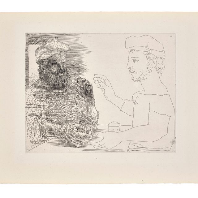 Pablo Picasso — Двое каталонских друзей из La Suite Vollard