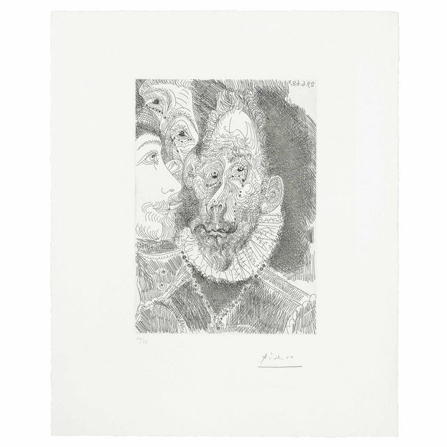 Pablo Picasso — Портрет-Порученец по личному составу, в ларьках, от: Séries 347