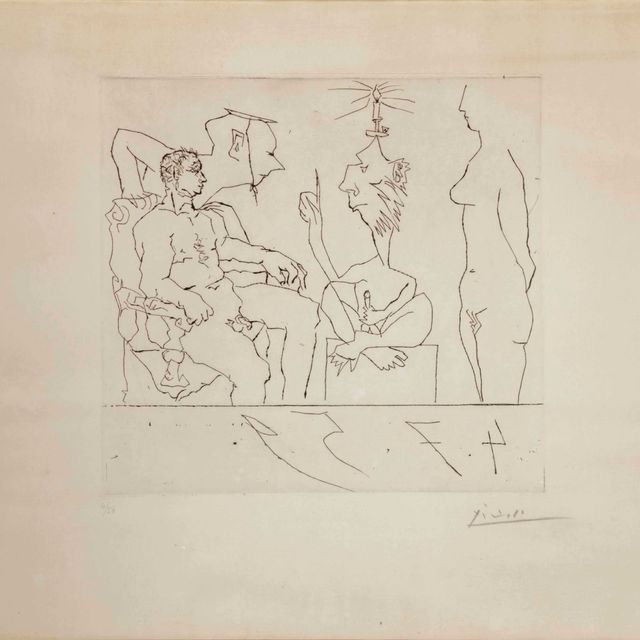 Pablo Picasso — Философ, не склонный к размышлениям, но достойный внимания, потому что Женщина такая, как есть (Ba. 1059)