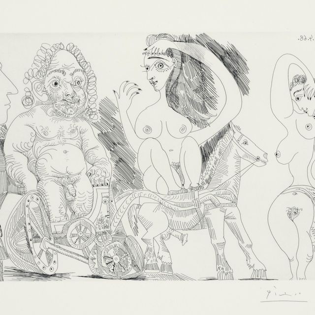 Pablo Picasso — Шарль Ромен, бывший спортсмен, из "Ла Сери 347" (р. 1527; Р. 1543)