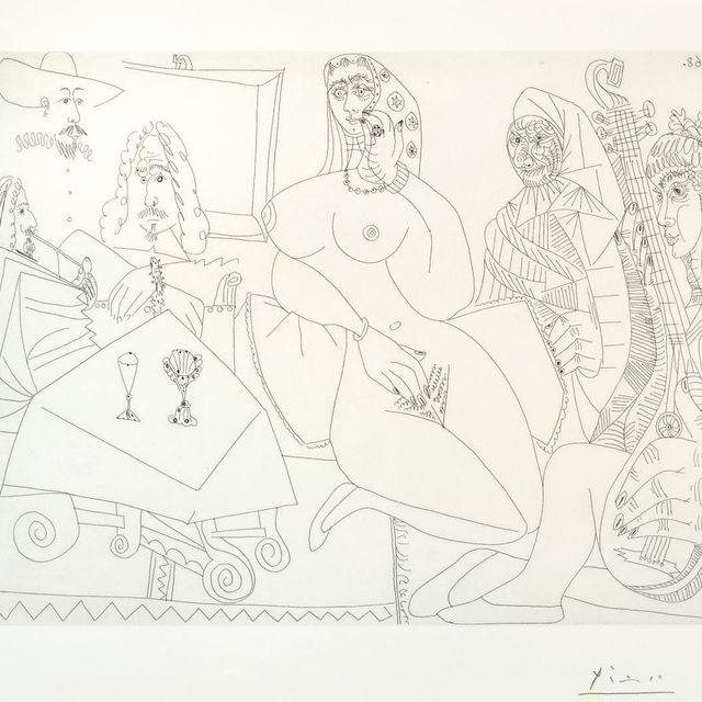 Pablo Picasso — Подборка музыки для Селестины из серии 347 (B. 1549; Ba. 1565 Bb1)