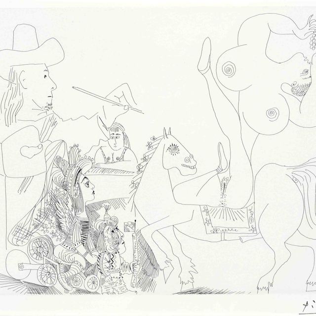Pablo Picasso — Артист цирка, из "Ла Сери 156" (р. 1910; бакалавр 1916)