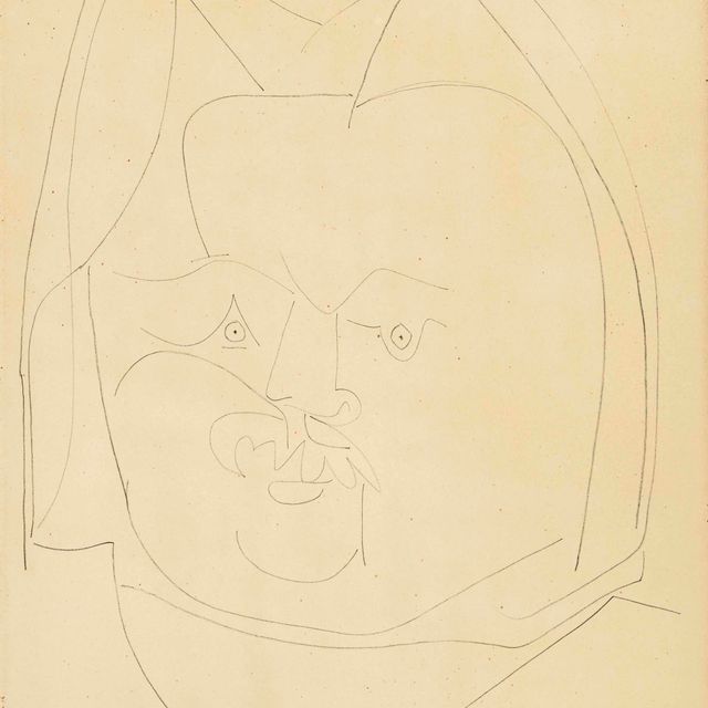 Pablo Picasso — Портрет де Бальзака