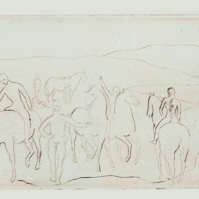 Pablo Picasso — Абревуар (блюдо с мармеладом) из "Свиты Сальтимбанков"
