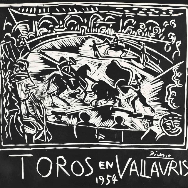 Pablo Picasso — Торос-ан-Валлорис, 1954 (Блох, 1264; Бэр, 1027)