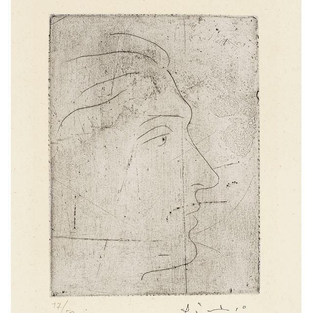 Pablo Picasso — Профиль человека