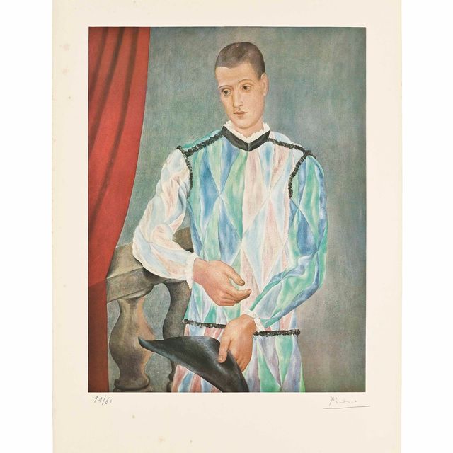 Pablo Picasso — Арлекин, из: Barcelona Suite (Czwiklitzer 230)