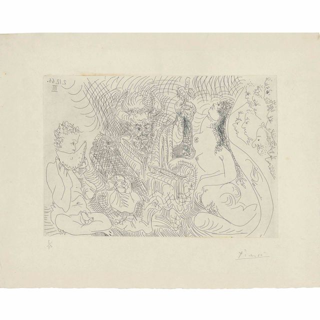 Pablo Picasso — Коллекция украшений: Одна тарелка (Блох 1477)