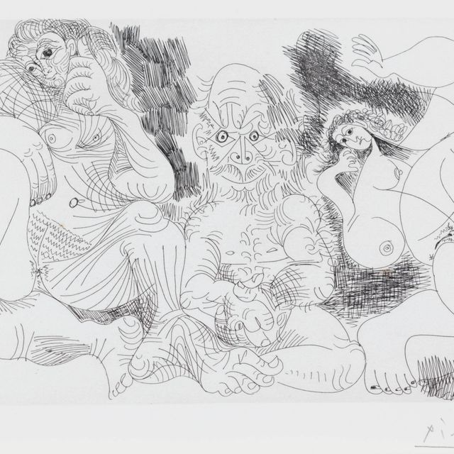 Pablo Picasso — Бывший помощник молодой женщины и танцовщицы из "Сери 347" (р. 1719; Р. 1736)