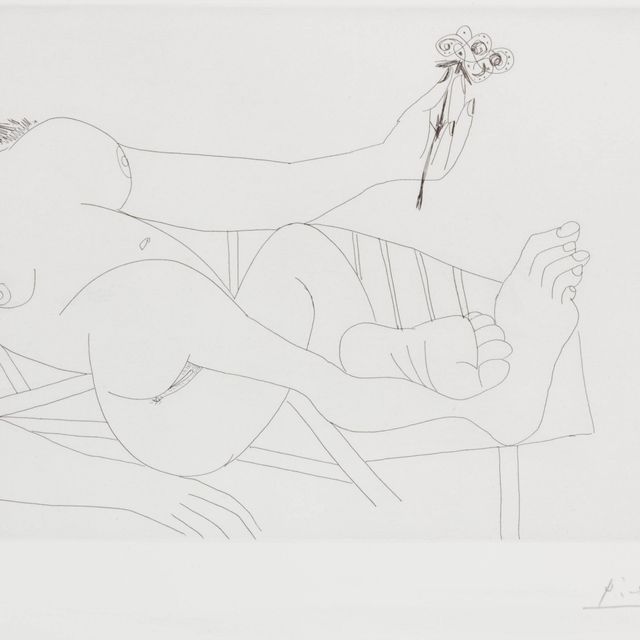 Pablo Picasso — Женщина во флере Трансатлантическом, из серии 347 (р. 1758; Р. 1775)