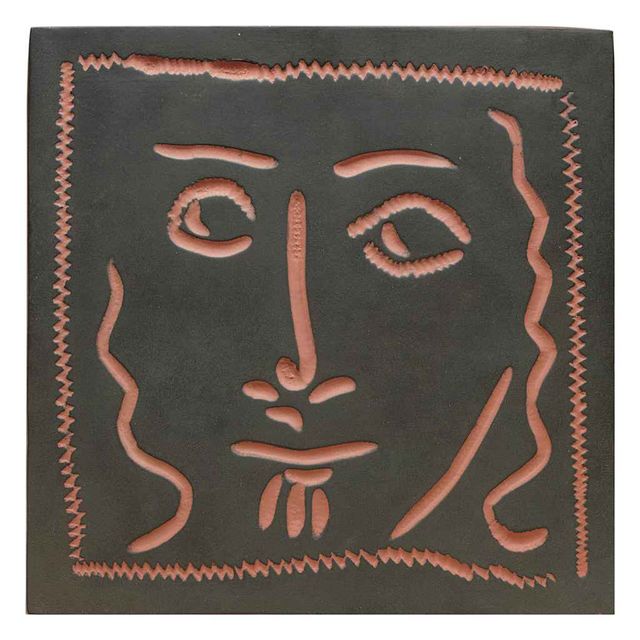 Pablo Picasso — Лицо с вьющимися волосами (A.R. 574)