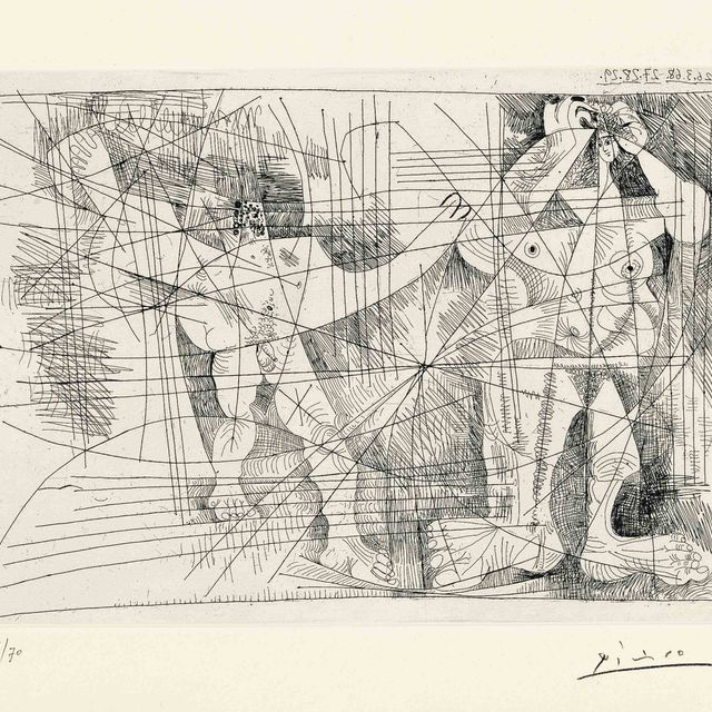 Pablo Picasso — Супружеская пара из "Повседневной магии" (Блох, 1460; Бэр, 1505; Книги Крамера, 144)